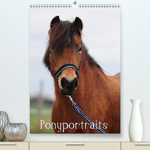 Wandkalender Ponyportraits (Premium-Kalender 2020 DIN A2 hoch), Gabriele Lügger