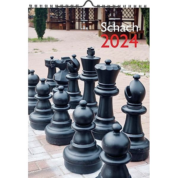 Wandkalender SCHACH 2024 A4, Robert Ullrich