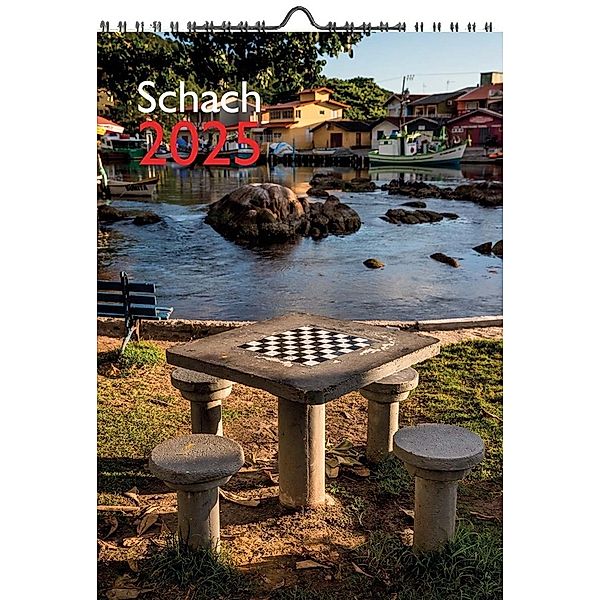 Wandkalender SCHACH 2025 A4, Robert Ullrich