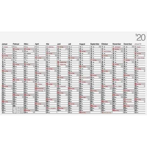 Wandkalender YoungDesign XL 2020