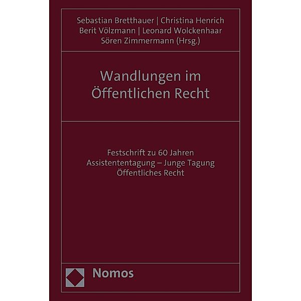 Wandlungen im Öffentlichen Recht