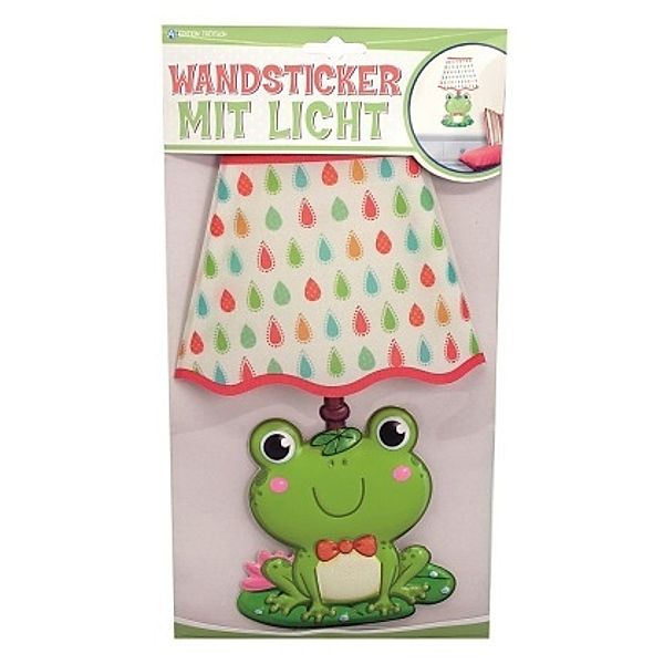 Wandsticker mit Licht Frosch
