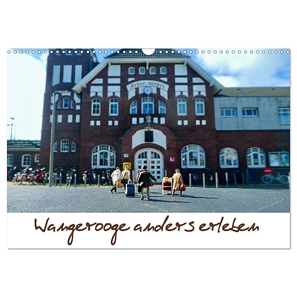 Wangerooge anders erleben (Wandkalender 2024 DIN A3 quer), CALVENDO Monatskalender, Kunst-Fliegerin