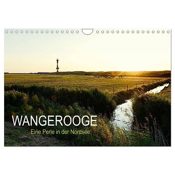 Wangerooge - Eine Perle in der Nordsee. (Wandkalender 2024 DIN A4 quer), CALVENDO Monatskalender, Frank Mitchell