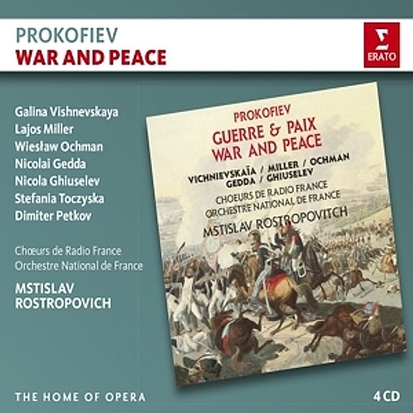 War And Peace, G. Vishnevskaya, L. Miller, Rostropowitsch, Onf