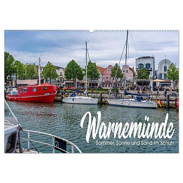 Warnemünde - Sommer, Sonne und Sand im Schuh (Wandkalender 2025 DIN A2 quer), CALVENDO Monatskalender, Calvendo, Gunnar Freise (lenshiker@gmail.com)