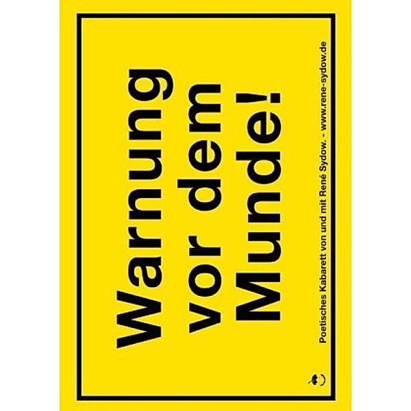 Warnung vor dem Munde!, m. 1 Audio-CD, René Sydow