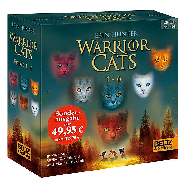 Warrior Cats, Audio-CD, Erin Hunter