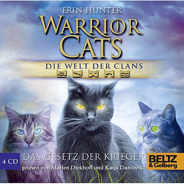 Warrior Cats, Die Welt der Clans, Das Gesetz der Krieger, 4 Audio-CDs, Erin Hunter