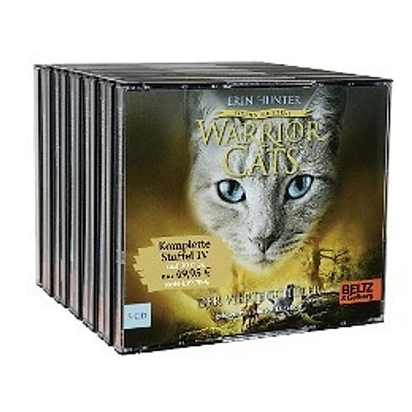 Warrior Cats - Zeichen der Sterne, Die gesamte vierte Staffel, 30 Audio-CDs, Erin Hunter