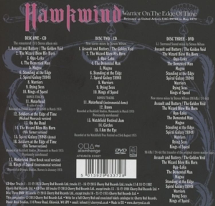 Warrior On The Edge Of Time Three Disc Expanded von Hawkwind | Weltbild.de