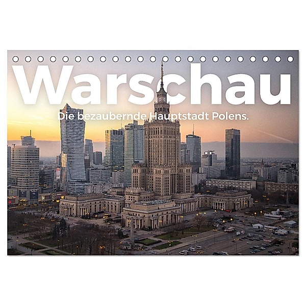 Warschau - Die bezaubernde Hauptstadt Polens. (Tischkalender 2024 DIN A5 quer), CALVENDO Monatskalender, M. Scott