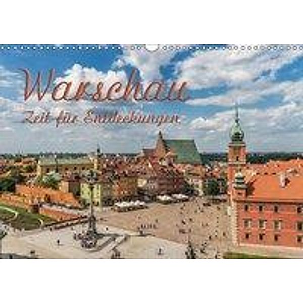 Warschau - Zeit für Entdeckungen (Wandkalender 2019 DIN A3 quer), Gunter Kirsch