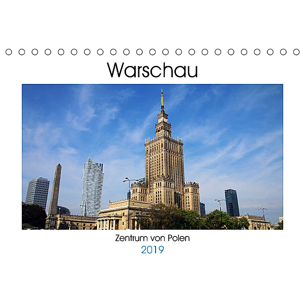 Warschau - Zentrum von Polen (Tischkalender 2019 DIN A5 quer), Helene Seidl