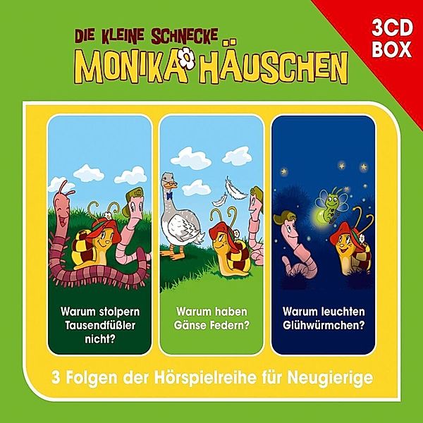 Warum stolpern Tausendfüssler nicht? / Warum haben Gänse Federn? / Warum leuchten Glühwürmchen?, 3 Audio-CDs,3 Audio-CD, Kati Naumann