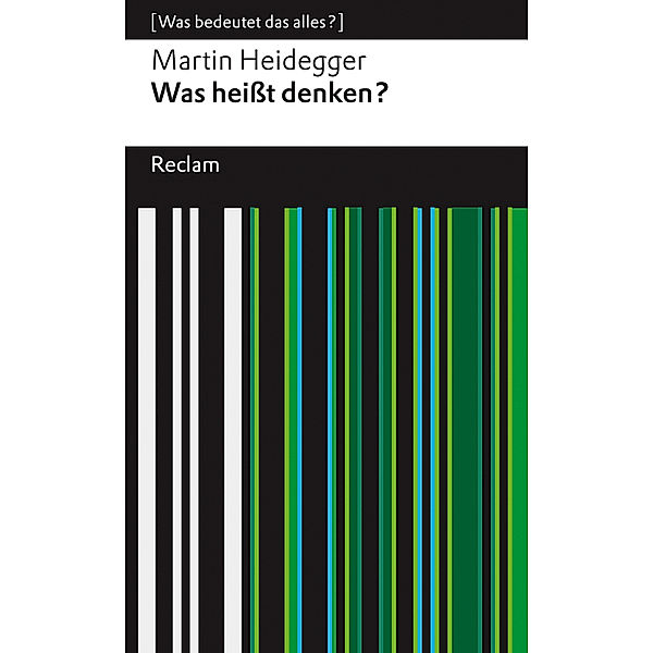 Was heisst Denken?, Martin Heidegger