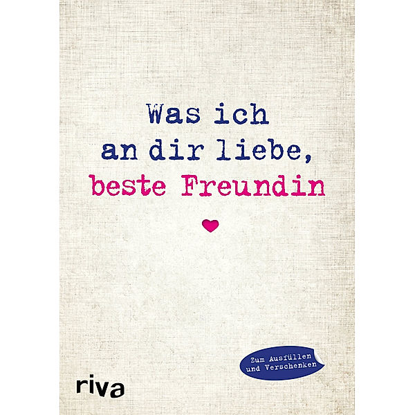 Was ich an dir liebe, beste Freundin, Alexandra Reinwarth