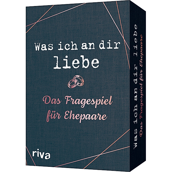 riva Verlag, Riva Was ich an dir liebe - Das Fragespiel für Ehepaare, riva Verlag