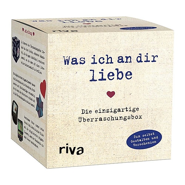Was ich an dir liebe - Die einzigartige Überraschungsbox, riva Verlag