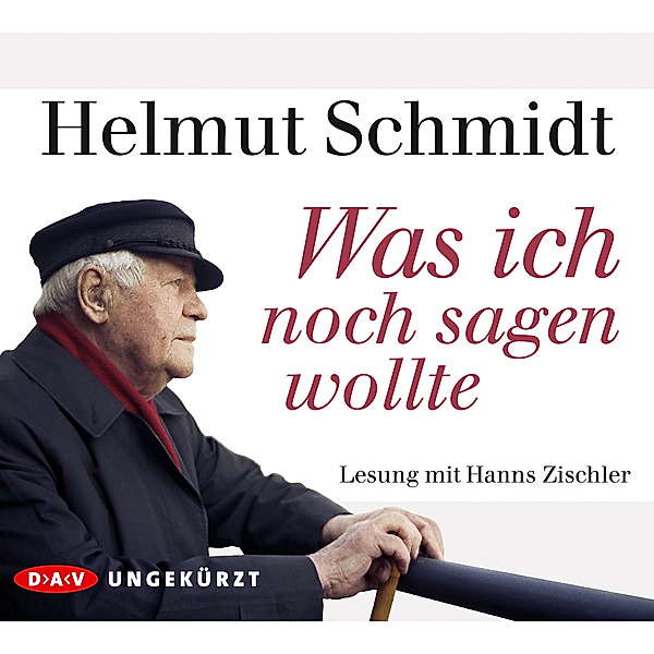 Was ich noch sagen wollte, 4 Audio-CD, Helmut Schmidt