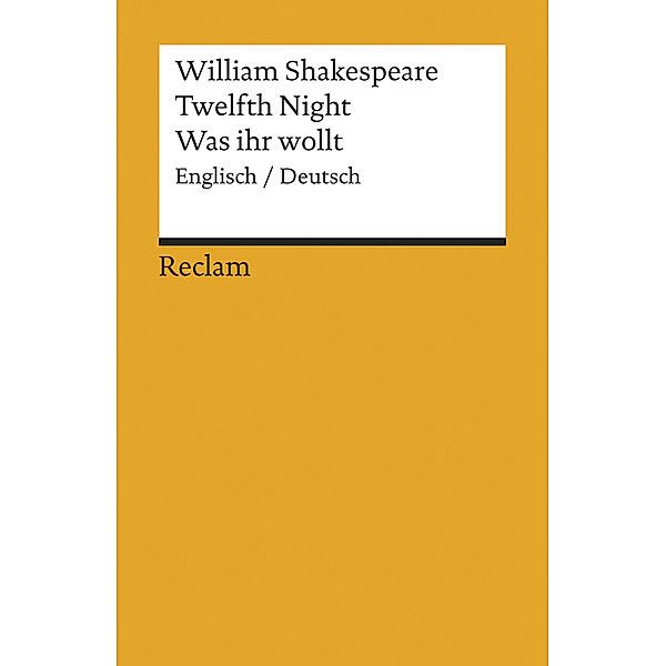 Was ihr wollt. Twelfth night, William Shakespeare