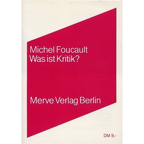 Was ist Kritik?, Michel Foucault