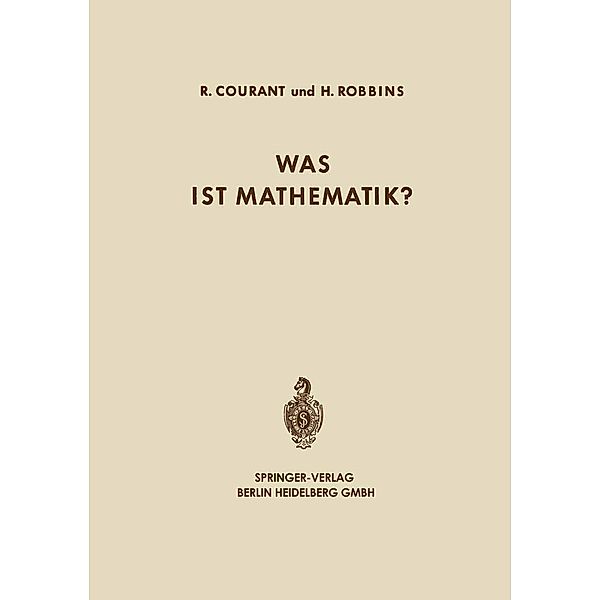 Was ist Mathematik?, Richard Courant, Herbert Robbins