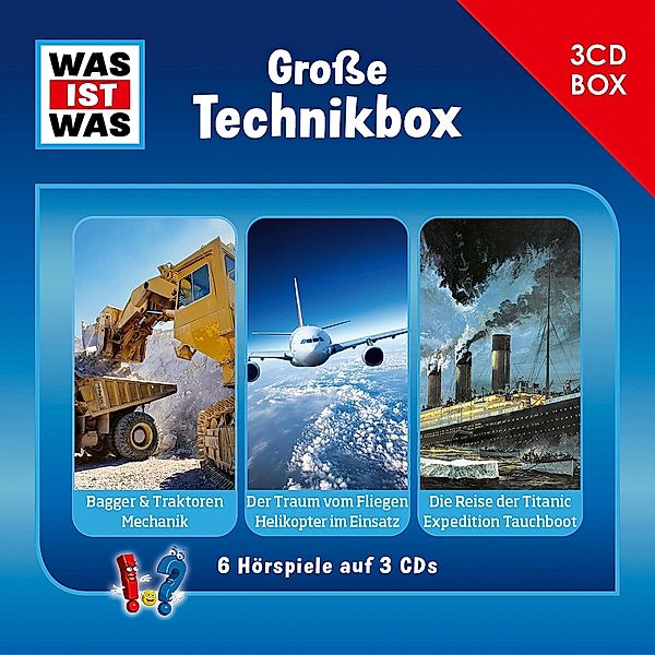 WAS IST WAS 3-CD Hörspielbox. Grosse Technikbox,Audio-CD, Was ist was