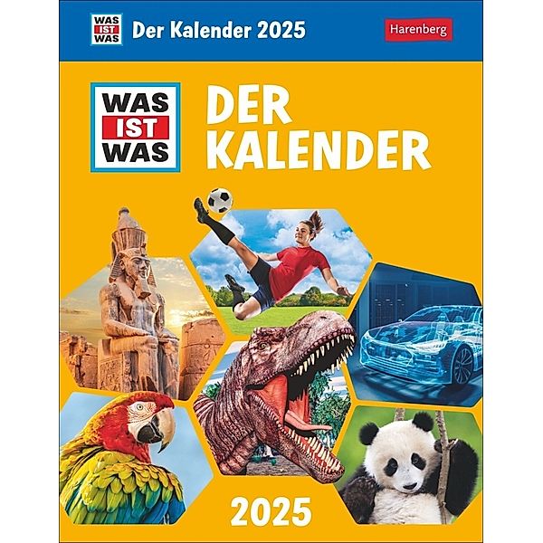 WAS IST WAS Der Kalender Tagesabreißkalender 2025 - Kinderkalender