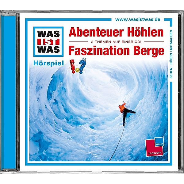 WAS IST WAS Hörspiel: Abenteuer Höhlen / Faszination Berge,Audio-CD, Manfred Baur