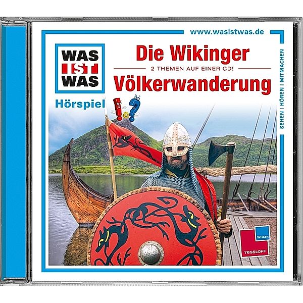 WAS IST WAS Hörspiel: Die Wikinger/ Völkerwanderung,Audio-CD, Kurt Haderer