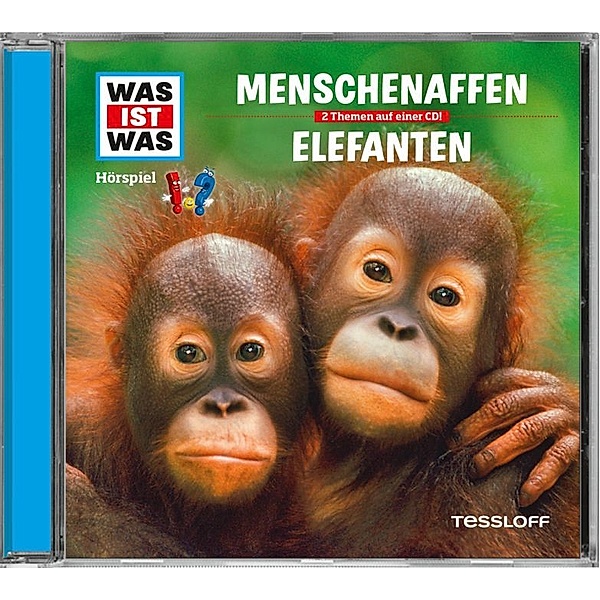 WAS IST WAS Hörspiel: Menschenaffen / Elefanten,Audio-CD, Kurt Haderer
