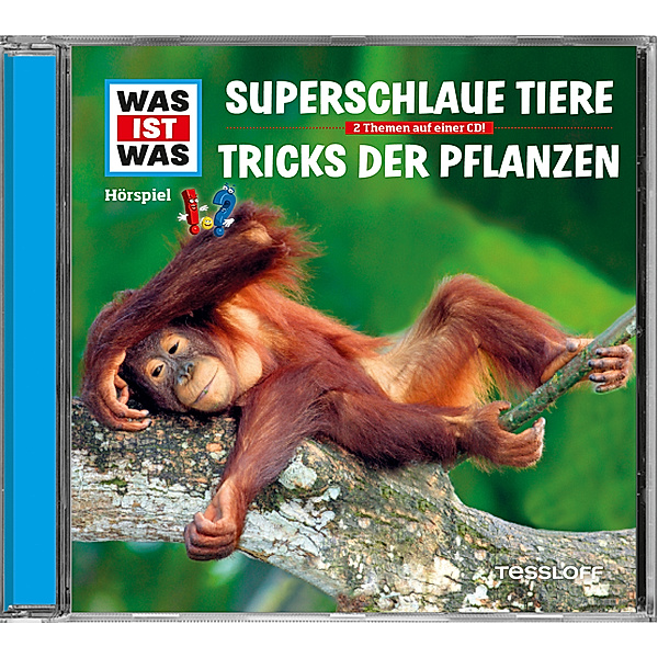 WAS IST WAS Hörspiel: Superschlaue Tiere / Tricks der Pflanzen,Audio-CD, Manfred Baur