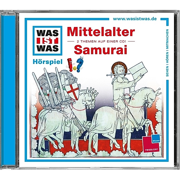 Was ist was Hörspiele - WAS IST WAS Hörspiel: Mittelalter/ Samurai,Audio-CD, Kurt Haderer