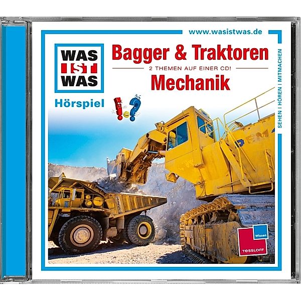 Was ist was Hörspiele - WAS IST WAS Hörspiel: Bagger & Traktoren/ Mechanik,Audio-CD, Manfred Baur