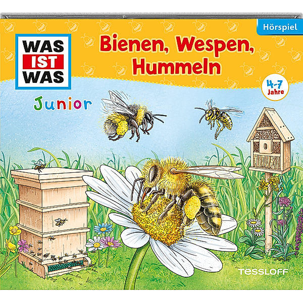 WAS IST WAS Junior Hörspiel. Bienen, Wespen, Hummeln,Audio-CD, Daniela Wakonigg