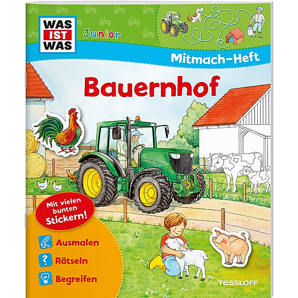 WAS IST WAS Junior Mitmach-Heft Bauernhof, Sabine Schuck, Ida Wenzel