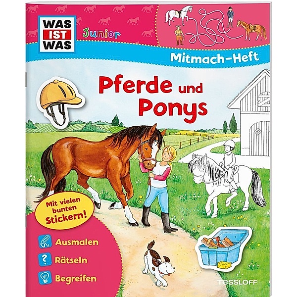 WAS IST WAS Junior Mitmach-Heft Pferde und Ponys, Ida Schuhmann