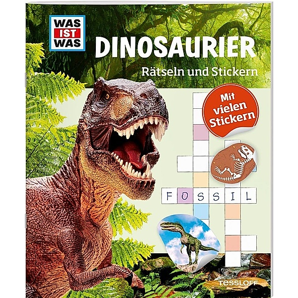 WAS IST WAS Rätseln und Stickern: Dinosaurier, Lisa Hebler