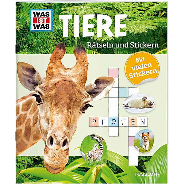 WAS IST WAS Rätseln und Stickern: Tiere, Lorena Lehnert