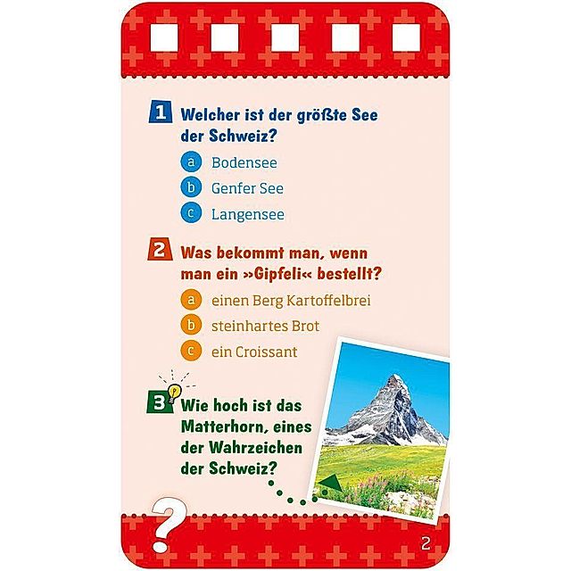 Was ist was Schweiz Quiz!? - Stadt, Land, Fluss Buch kaufen | tausendkind.ch