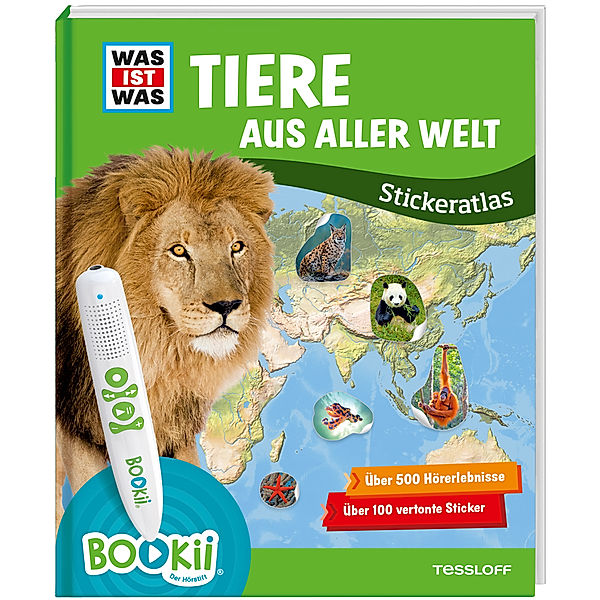 Was ist was Stickeratlas: Tiere aus aller Welt