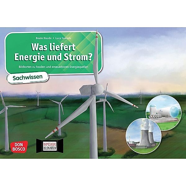 Was liefert Energie und Strom? Bildkarten zu fossilen und erneuerbaren Energiequellen. Kamishibai Bildkartenset, Beate Haude