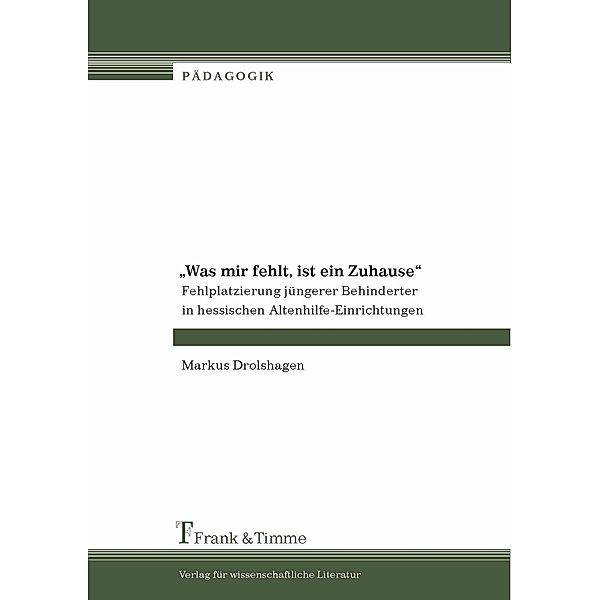 'Was mir fehlt, ist ein Zuhause', Markus Drolshagen