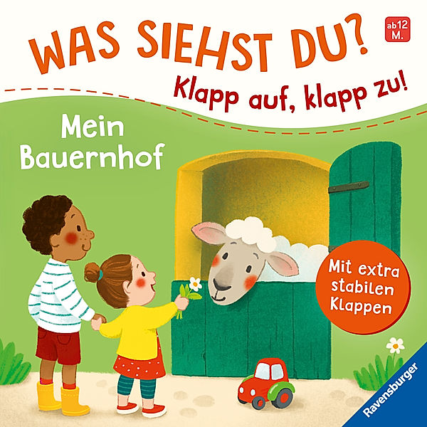 Was siehst du? Klapp auf, klapp zu! Mein Bauernhof, Sandra Grimm