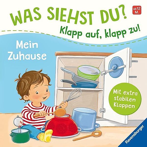 Was siehst du? Klapp auf, klapp zu! Mein Zuhause, Sandra Grimm