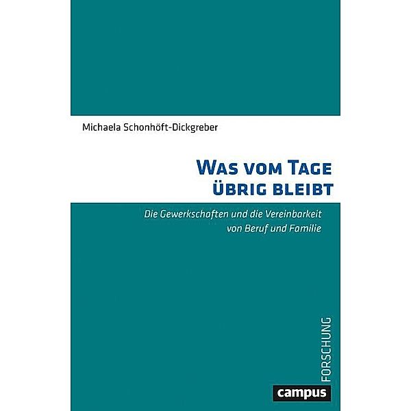 Was vom Tage übrig bleibt / Campus Forschung Bd.973, Michaela Schonhöft-Dickgreber