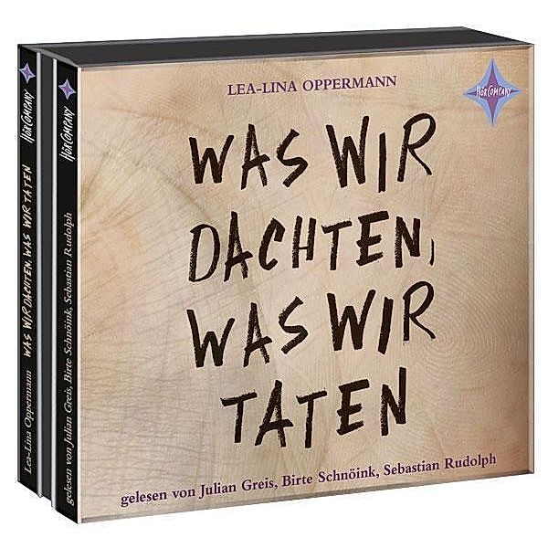 Was wir dachten, was wir taten, 3 Audio-CDs, Lea-Lina Oppermann