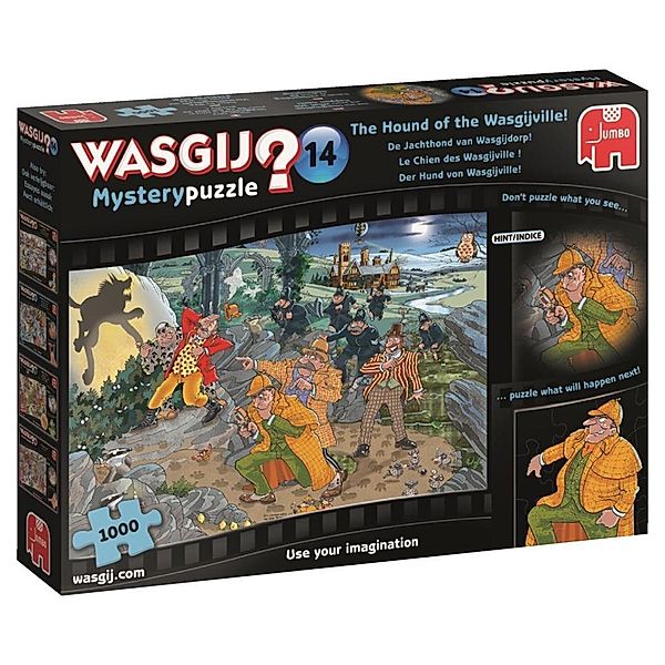 Wasgij Mystery 14 - Der Hund von Wasgijville - 1000 Teile Pu