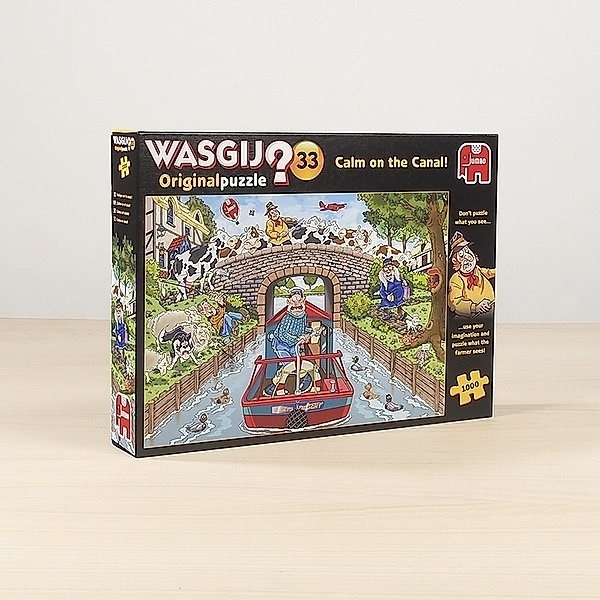 Jumbo Spiele Wasgij Original - Ruhe am Kanal! (Puzzle)